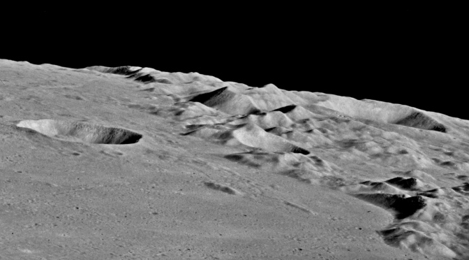 view across the moon
