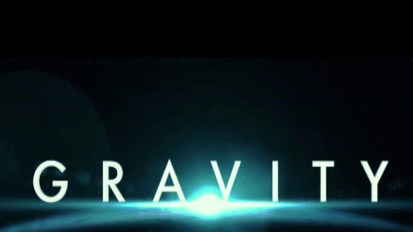 Film poster for 'Gravity'.
